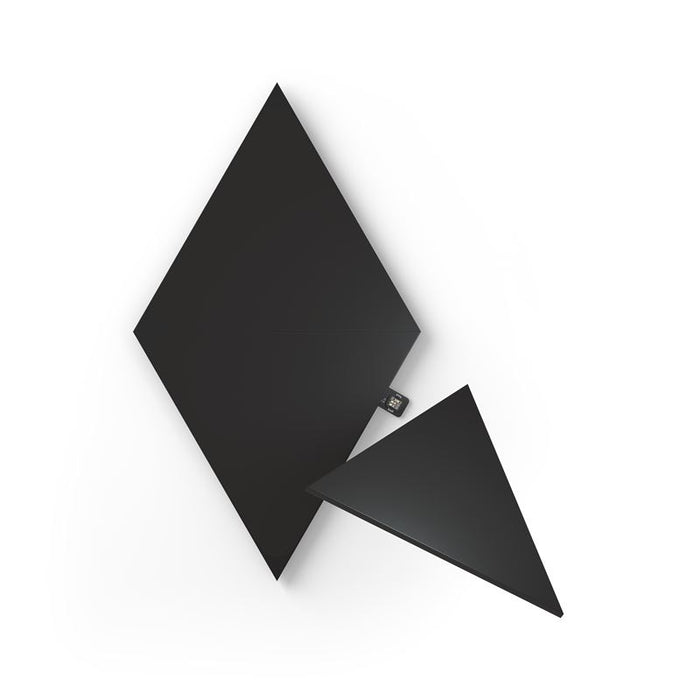 Pachet extensie 3 panouri Nanoleaf Shapes Black Triangles, ediție limitată