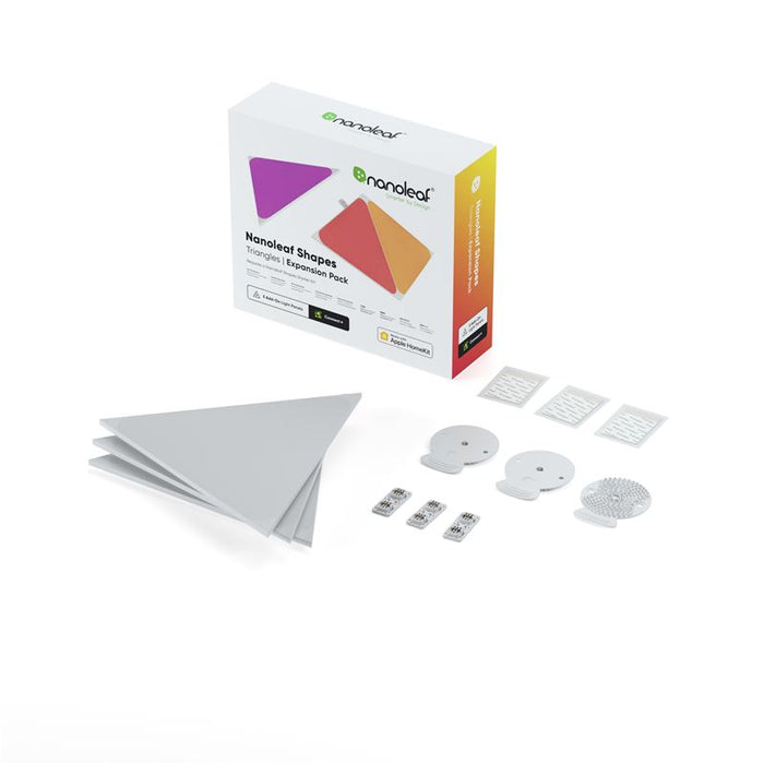 Pachet extensie 3 panouri Nanoleaf Shapes Triangles Expansion Pack