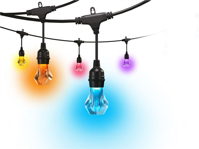 Pachet extensie instalație exterior Nanoleaf Outdoor String Lights, 15 m