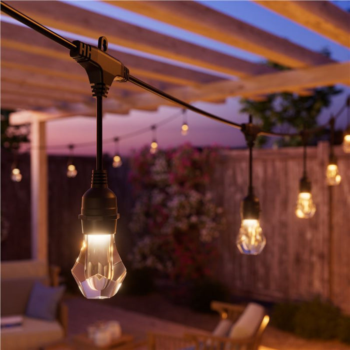 Pachet extensie instalație exterior Nanoleaf Outdoor String Lights, 15 m