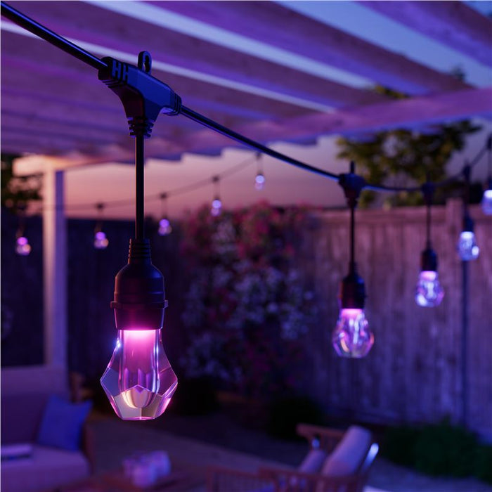 Pachet extensie instalație exterior Nanoleaf Outdoor String Lights, 15 m