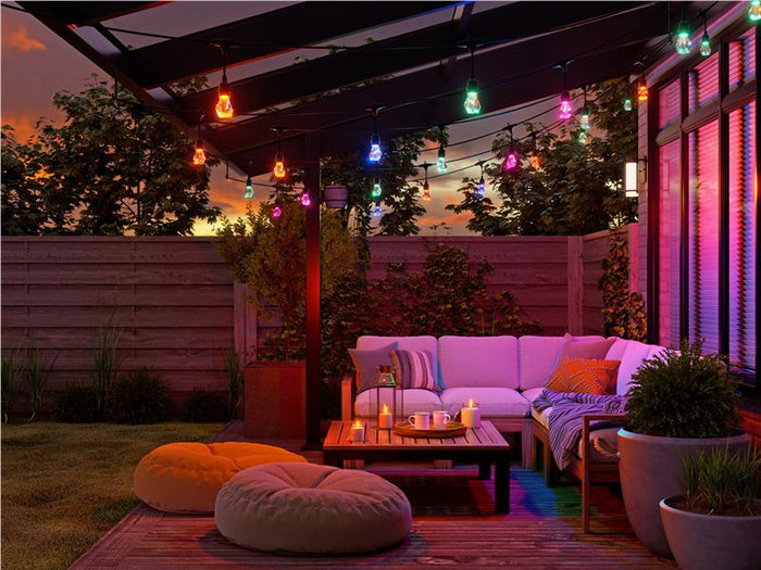 Pachet extensie instalație exterior Nanoleaf Outdoor String Lights, 15 m