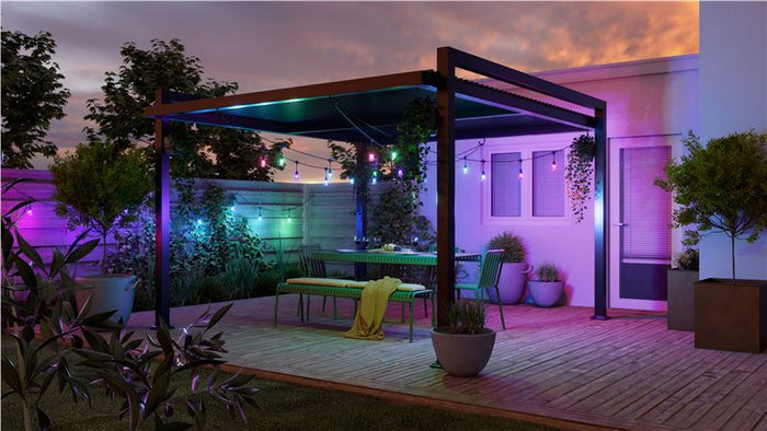 Pachet extensie instalație exterior Nanoleaf Outdoor String Lights, 15 m