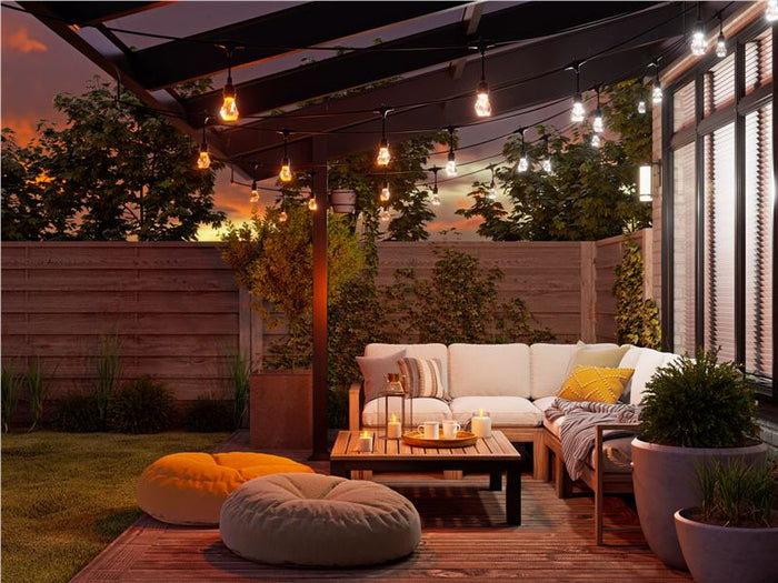 Pachet extensie instalație exterior Nanoleaf Outdoor String Lights, 15 m