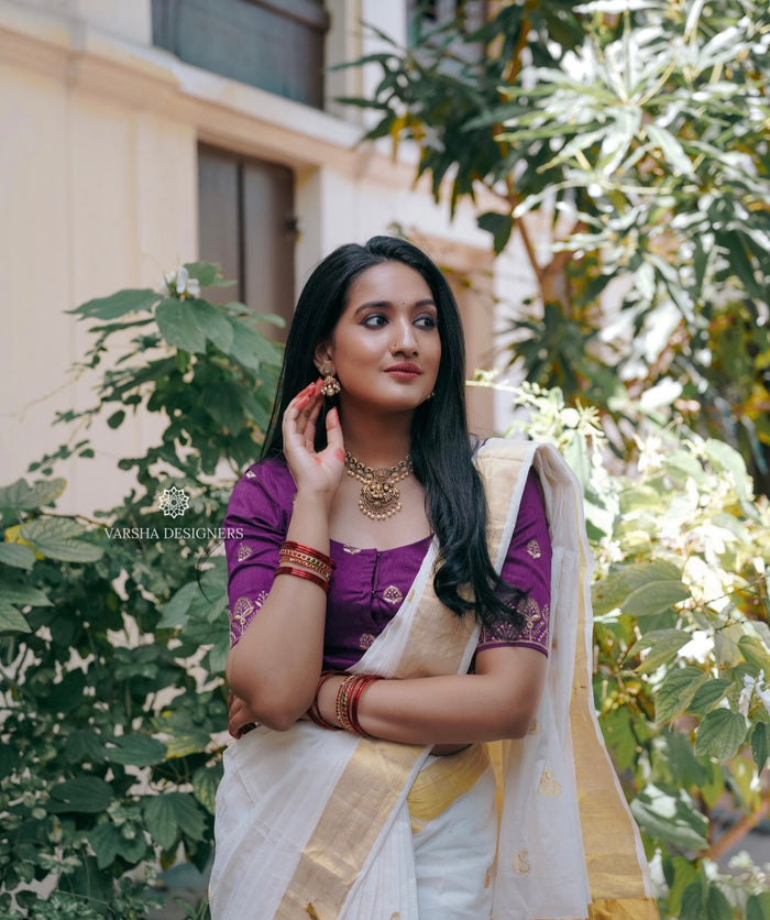 Peacock Motifs Temple Necklace Set