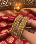 Pearl Temple Bangles