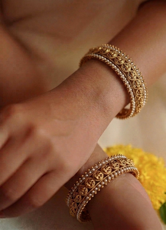 Pearl Temple Bangles