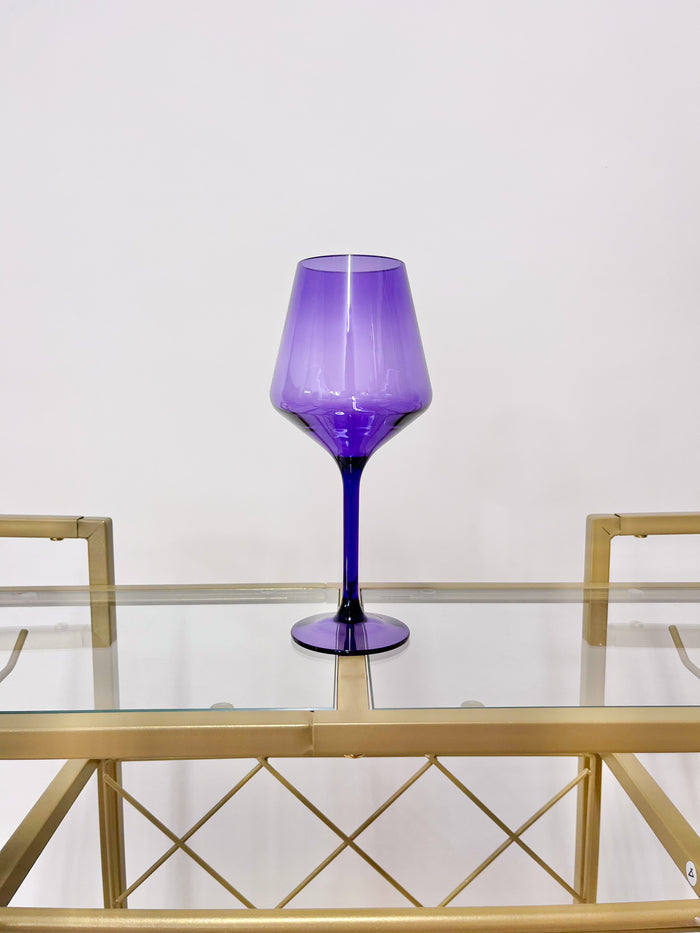Pop Design Jewel Stemmed Wine Glass