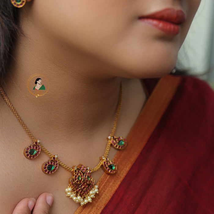 Premium Kemp Antique Necklace Set