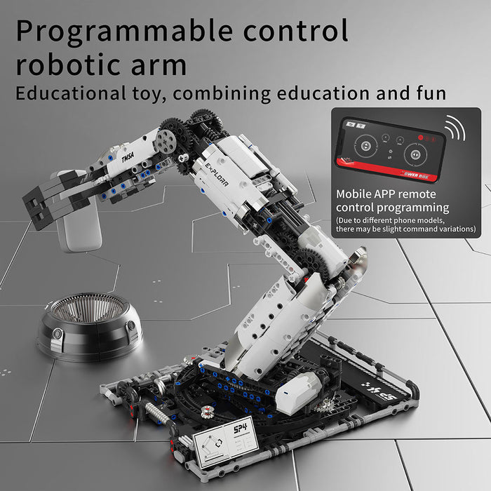 Programmable Multi - Axis Robotic Arm Building Blocks - LesDiy -