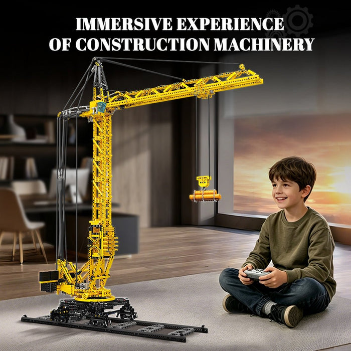 RC Electric Tower Crane Building Blocks-LesDiy-Building Blocks-