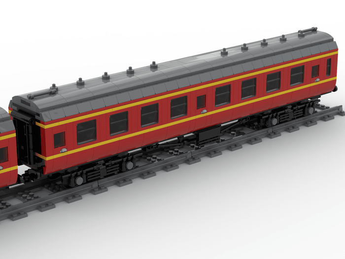 Red 460 Hogwarts Express Steam Locomotive Building Blocks - Dynamic Version - LesDiy - Building Blocks -