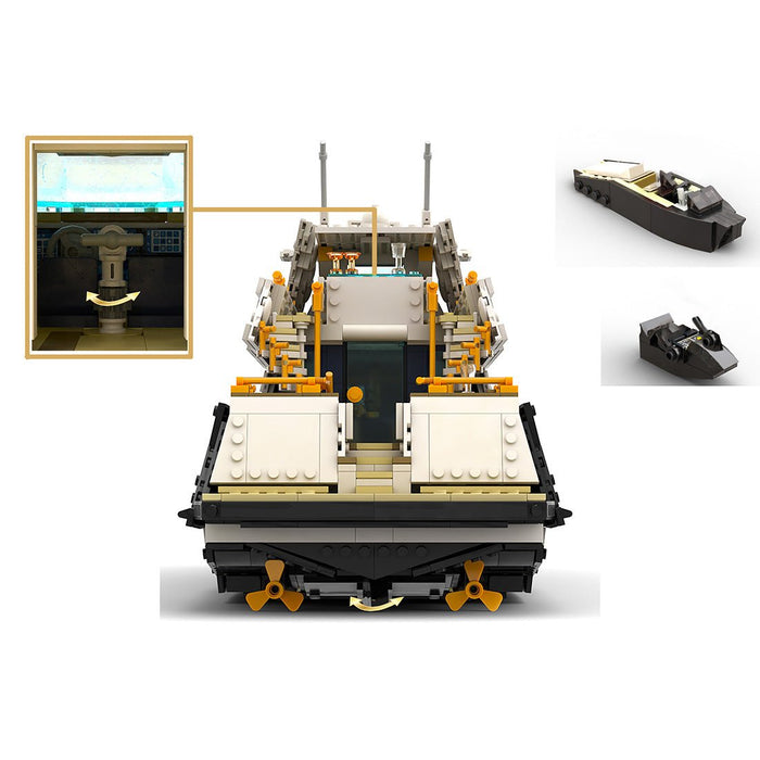 Royal Navy Armored Warship Building Blocks  - LesDiy -