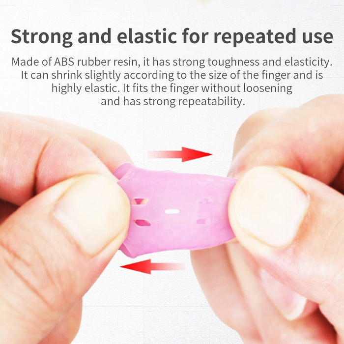 Rubber Finger Sleeves Pain - Free Finger Protection Gear Set of 5 - LesDiy -