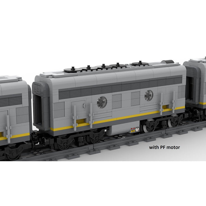 Santa Fe Super Chief Blue Locomotive Train - LesDiy - Locomotive -