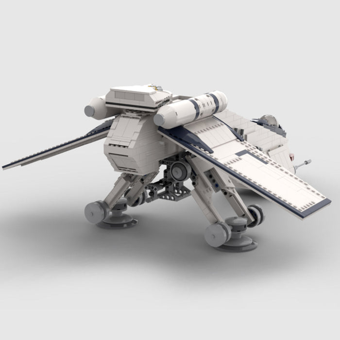 Sci - Fi Dropship & Armored Walker Combo MOC Building Block - LesDiy -