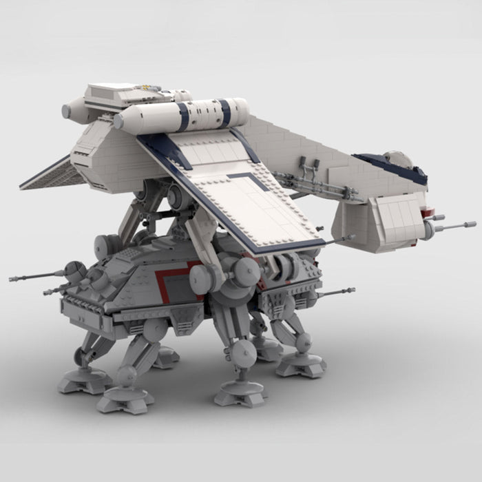 Sci - Fi Dropship & Armored Walker Combo MOC Building Block - LesDiy -