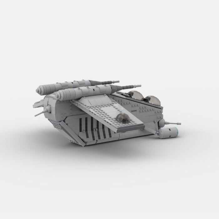 Sci - Fi Low Altitude Assault Troop Transport Ship Building Blocks - LesDiy -