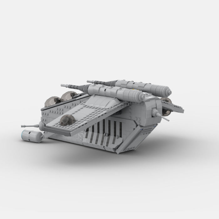 Sci - Fi Low Altitude Assault Troop Transport Ship Building Blocks - LesDiy -