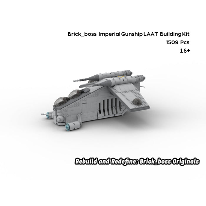 Sci - Fi Low Altitude Assault Troop Transport Ship Building Blocks - LesDiy -
