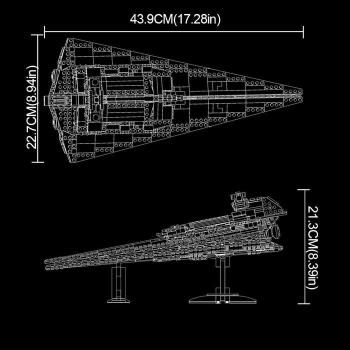 Sci - fi Movie Space Wars Victory - level Star Destroyer - LesDiy -
