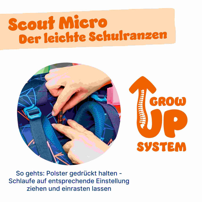 Scout Micro Schulranzen-Set 4tlg. Offroad