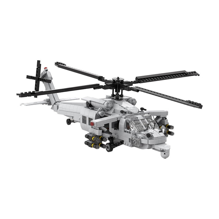 Seahawk MH - 60s Military Copter Model DIY Assembly Building Blocks - LesDiy - Building Blocks -