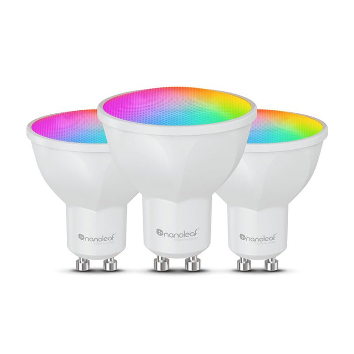 Set 3 becuri smart Nanoleaf Essentials GU10, Matter, Wi-Fi