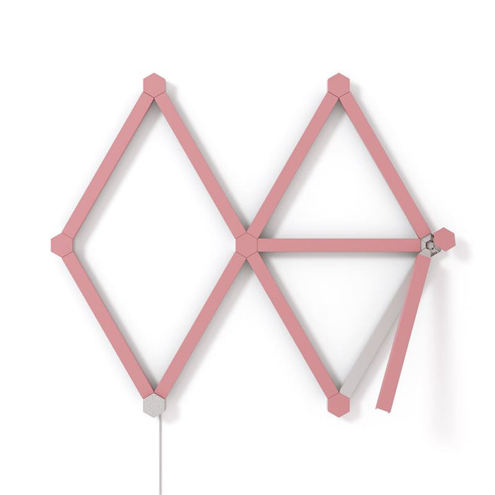 Set 9 huse decorative Nanoleaf Lines Skins, roz mat
