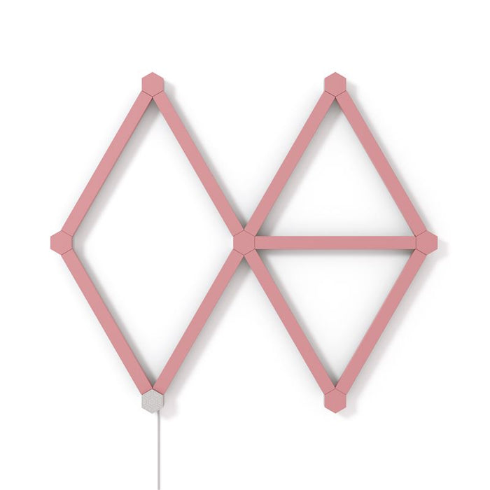Set 9 huse decorative Nanoleaf Lines Skins, roz mat