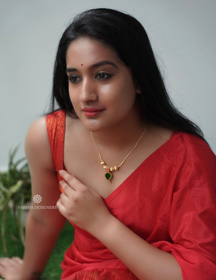 Simpe Karala Style Mango Palakka Necklace