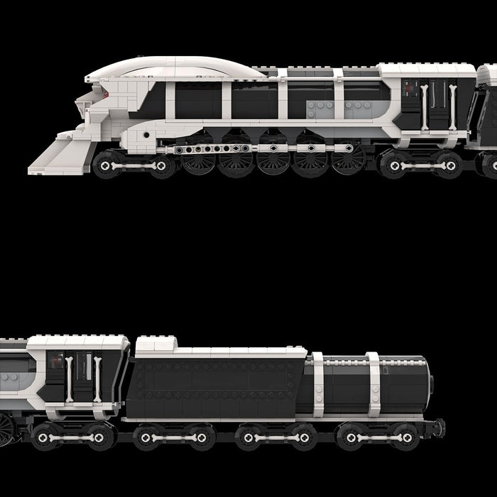Skeletal Train Model Fantasy Style - LesDiy - Locomotive -