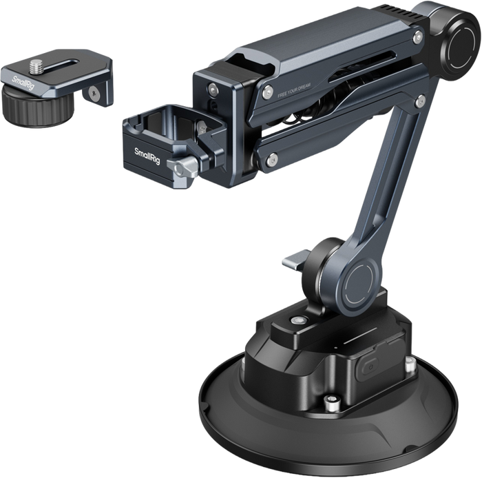 SmallRig 5507 Shock Absorber Support with Electronic Suction Cup for Osmo Pocket 3 / HERO13 and more
