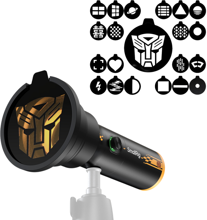 SmallRig 5512 RF 10C Portable Focusable LED Video Light "BumbleBee Edition"