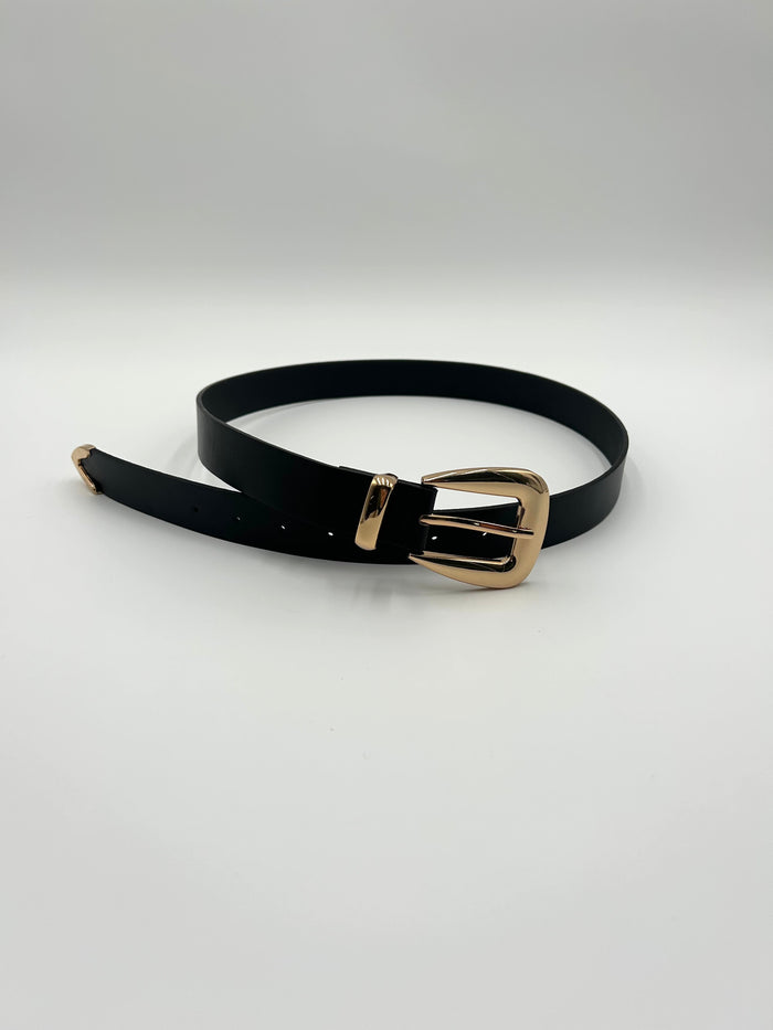 Smooth Faux Leather Belt