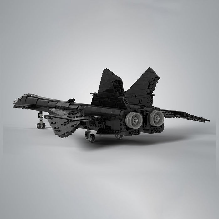 Soviet Supersonic Fighter - Interceptor MIG - 31 Firefox Building Blocks - LesDiy - MOC -