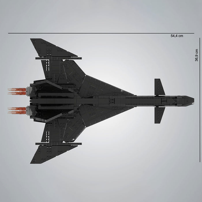 Soviet Supersonic Fighter - Interceptor MIG - 31 Firefox Building Blocks - LesDiy - MOC -