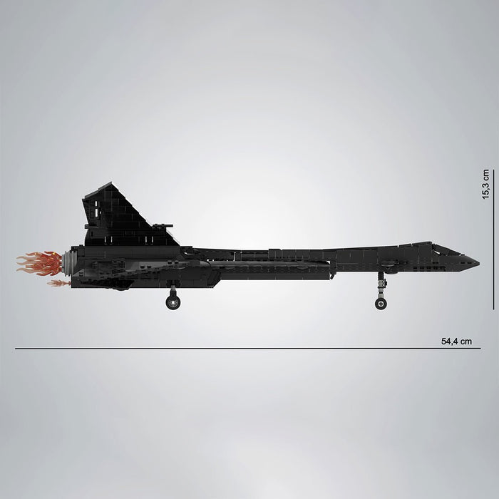 Soviet Supersonic Fighter - Interceptor MIG - 31 Firefox Building Blocks - LesDiy - MOC -