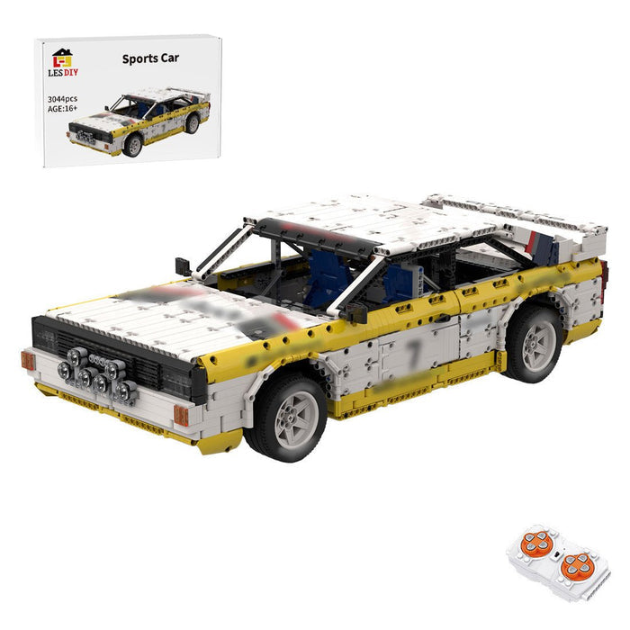 Sports Car Assembly Model Building Blocks Set Creative Ornament - LesDiy -