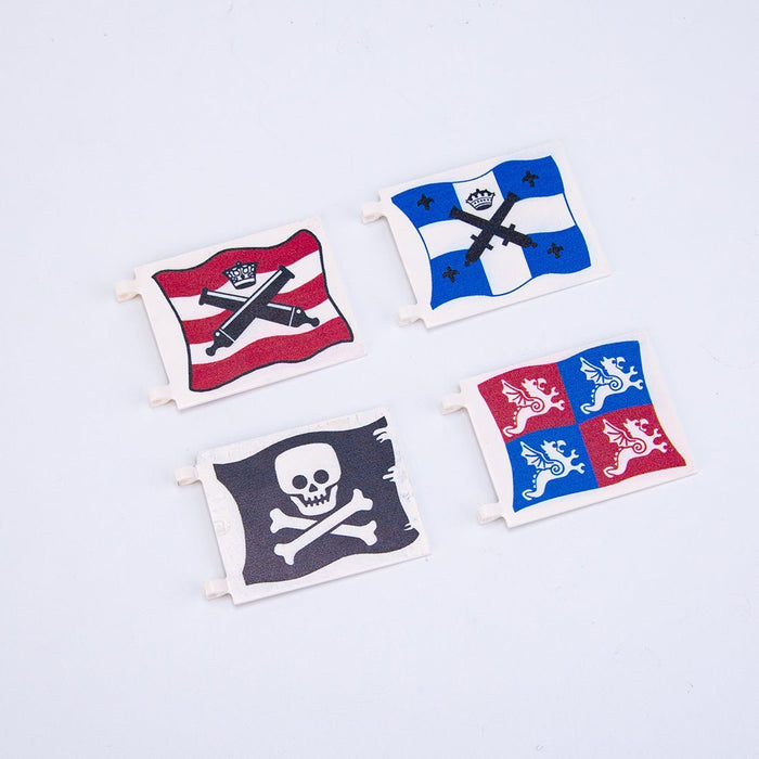 Square 6x4 Double - sided Flags Building Blocks Part - LesDiy -