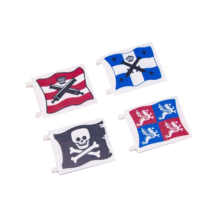 Square 6x4 Double - sided Flags Building Blocks Part - LesDiy -