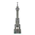 Square Base Pointed Top Tower Street Scene Building Blocks Set - LesDiy -