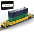 Stackable Container Train DIY Assembly Toy Building Blocks - LesDiy - Locomotive -