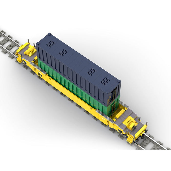 Stackable Container Train DIY Assembly Toy Building Blocks - LesDiy - Locomotive -