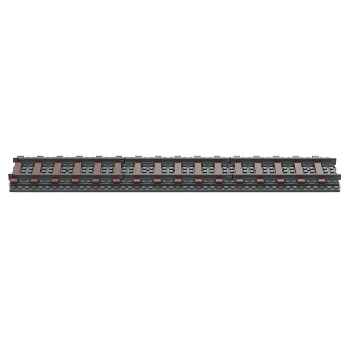 Straight Rail Train Track ×3 - LesDiy - MOC -