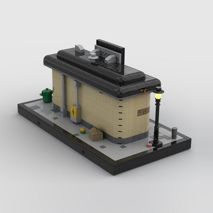 Street View Nightlife Series Night Bite Modular Building Blocks-LesDiy -