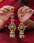 Stunning Kemp Jhumka with Matil