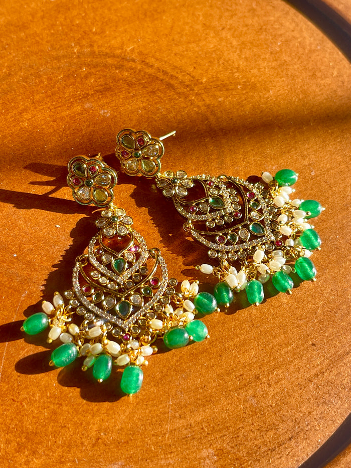 Stunning Layered Chaandbaali