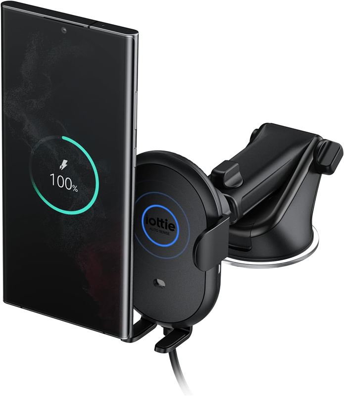 Suport Telefon Auto iOttie AutoSense 2 cu încărcare wireless, pentru bord și parbriz