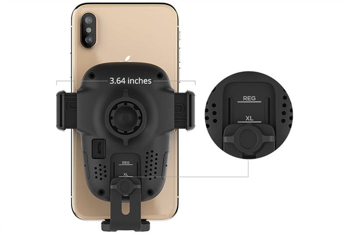 Suport Telefon Auto iOttie AutoSense cu încărcare wireless, grilă de ventilație și slot CD
